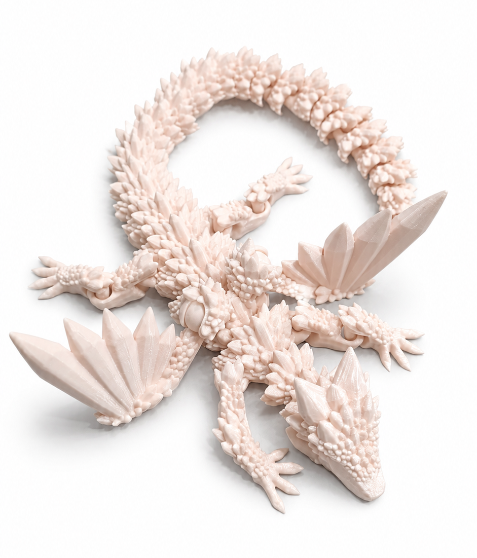 BEIGE CRYSTAL DRAGON