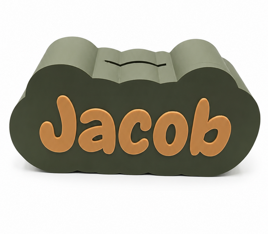 Personalised name money box style 3 with child's name – photo 2