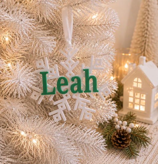 SNOWFLAKE ORNAMENT