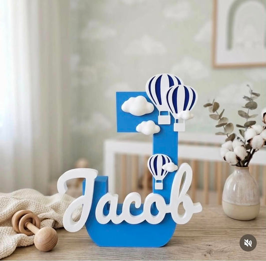 HOT AIR BALLOON NAME STAND