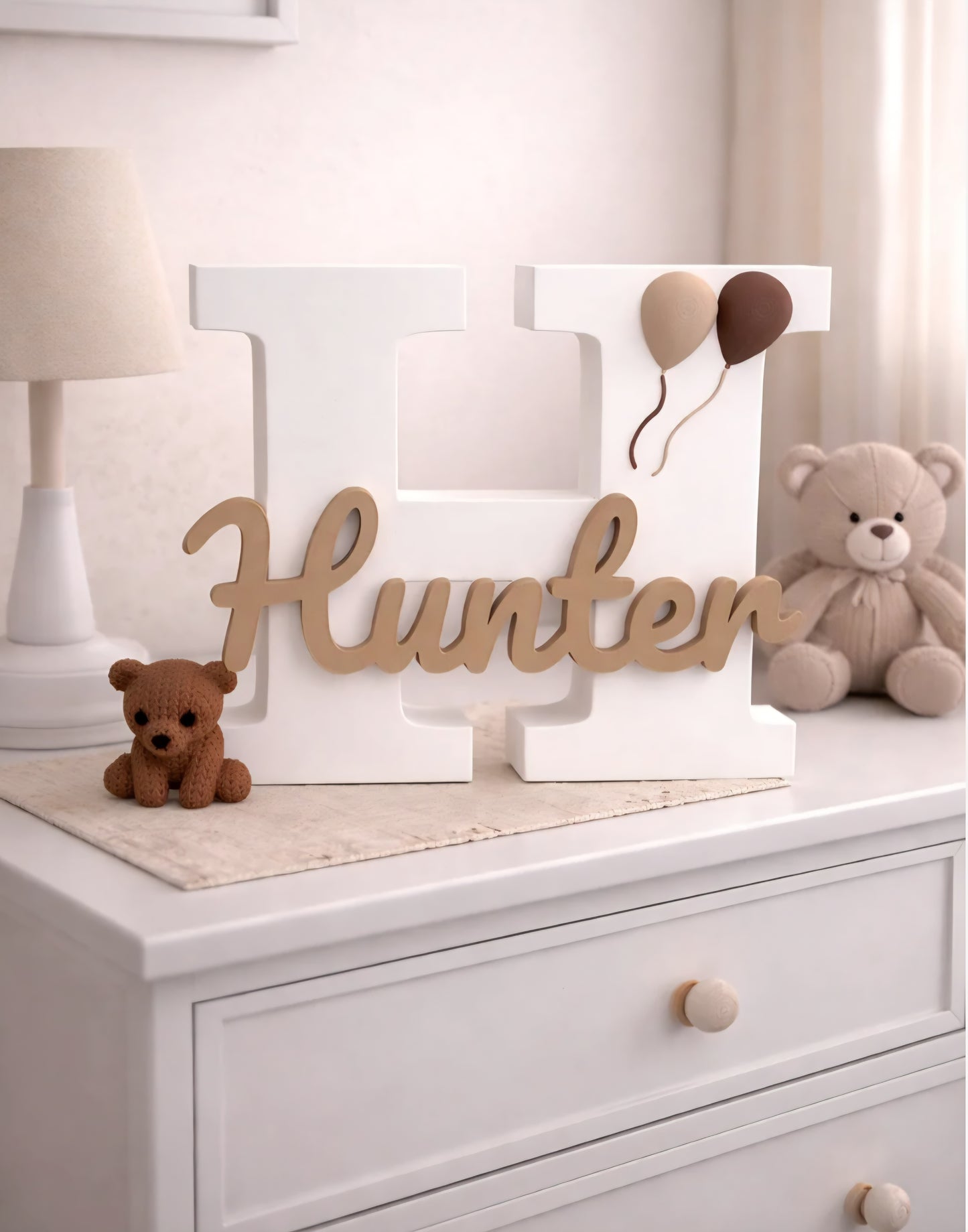 TEDDY BEAR NAME STAND
